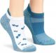 Compression Socks - Carribean Blue Anklet
