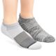 Compression Socks - Mens Anklet Gray Space Dye